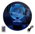 Velador Ilusion 3D A control remoto Futbol Boca Juniors USB / PILAS