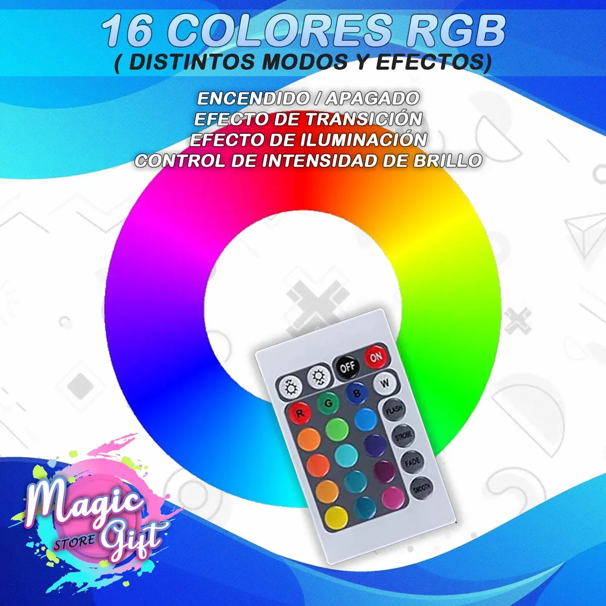 Velador Ilusion 3D A control remoto Sonic USB / PILAS