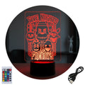 Velador Ilusion 3D A control remoto Lámpara Five Nights at Freddy's USB / PILAS