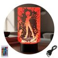 Velador Ilusion 3D A control remoto Lámpara Shigeo Kageyama Mob Psycho 100 USB / PILAS