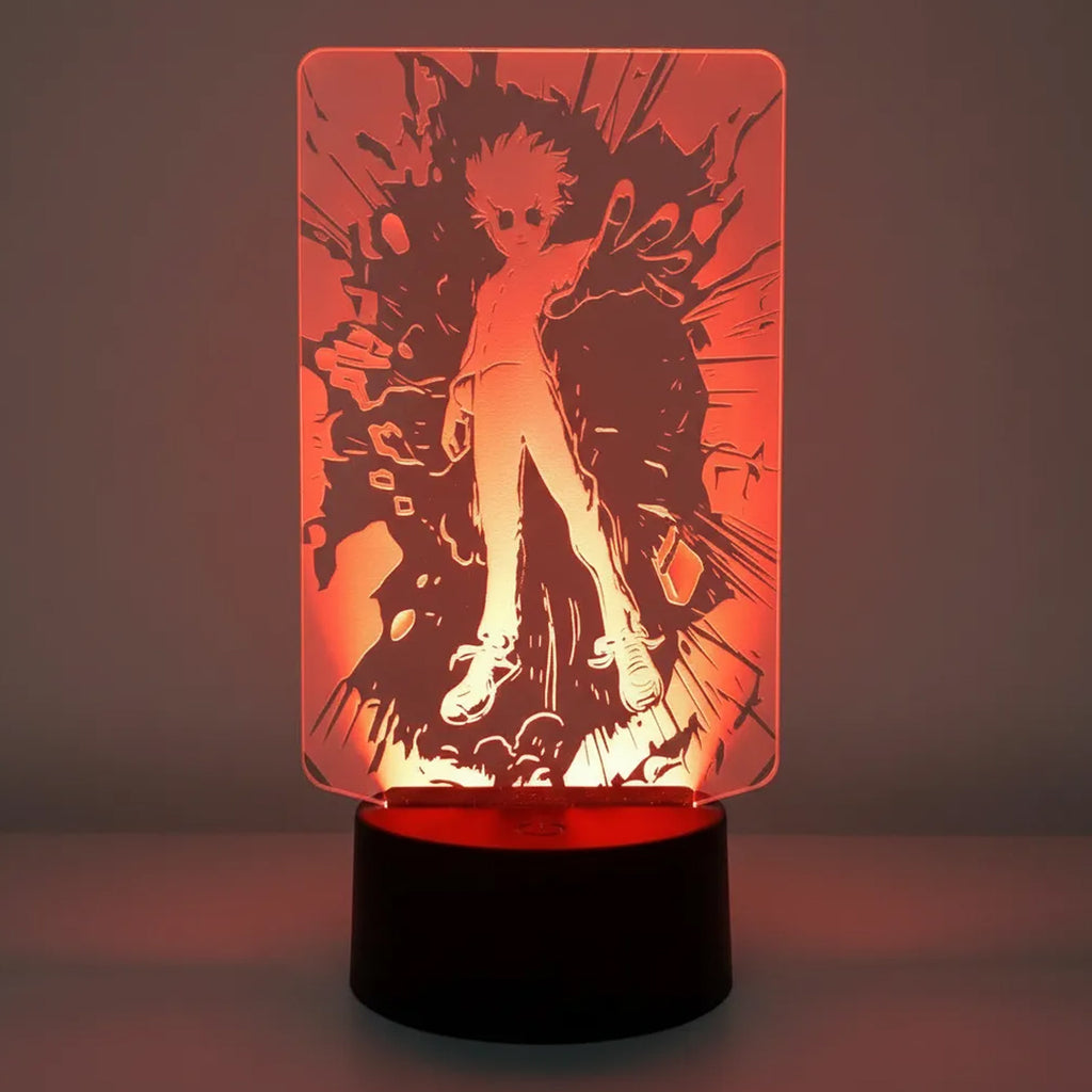Velador Ilusion 3D A control remoto Lámpara Shigeo Kageyama Mob Psycho 100 USB / PILAS