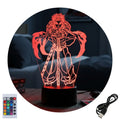 Velador Ilusion 3D A control remoto Rengoku Demon Slayer USB / PILAS