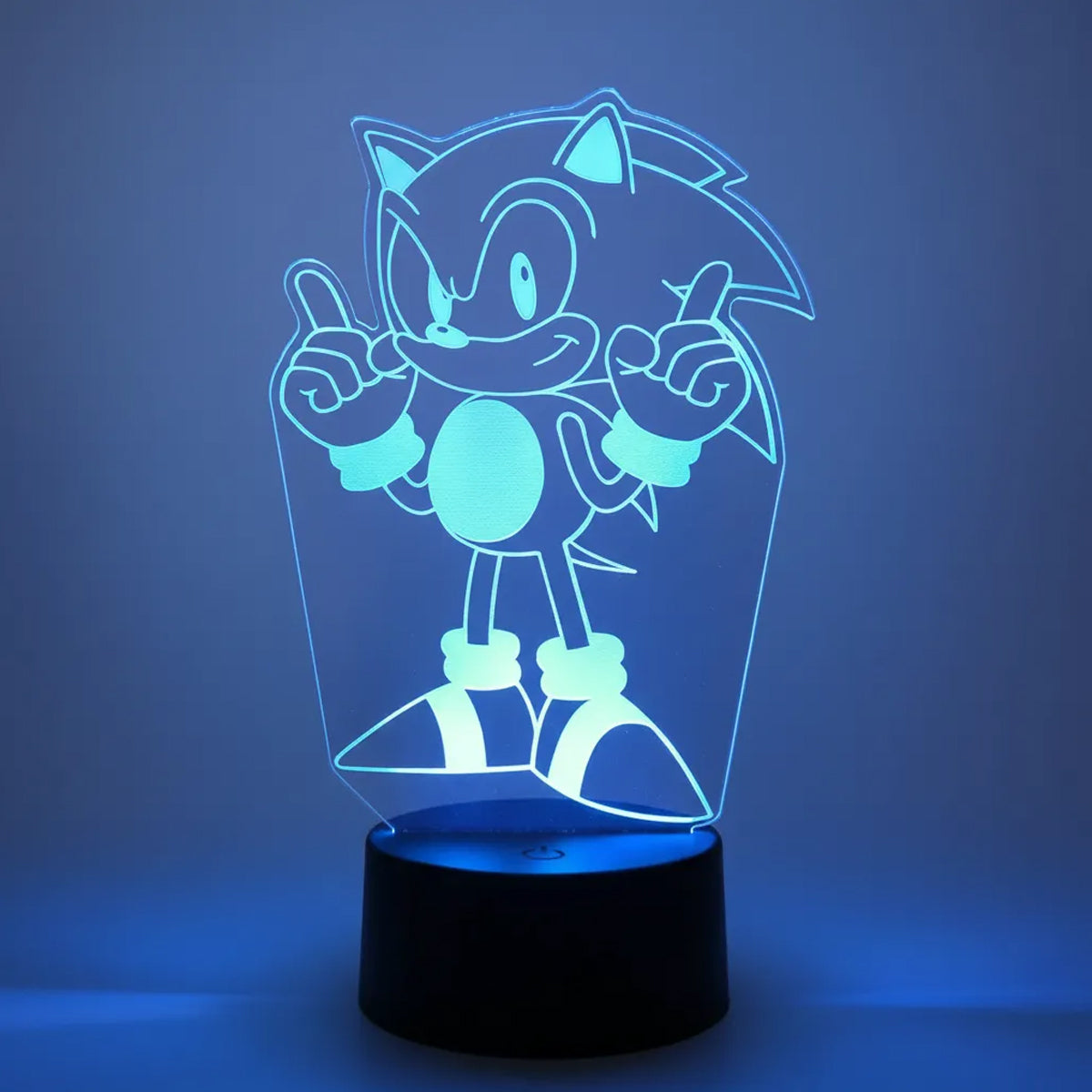 Velador Ilusion 3D A control remoto Sonic USB / PILAS