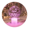 Souvenirs Led Acrílico Personalizado Fiesta 15 años x65u